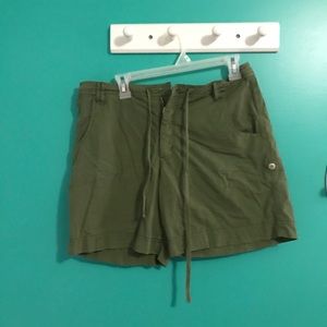olive green shorts